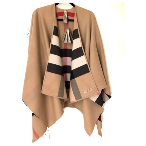 burberry barber cape|authentic burberry poncho.